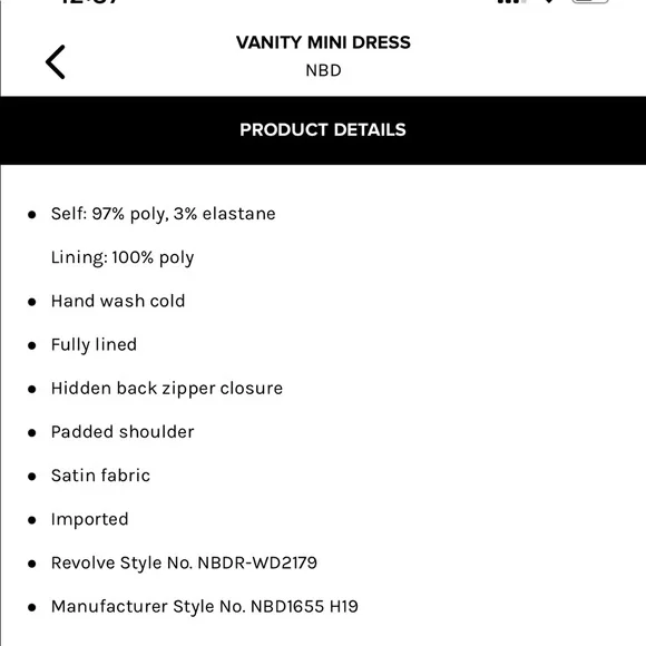 NBD Vanity Mini Dress - Picture 5 of 6